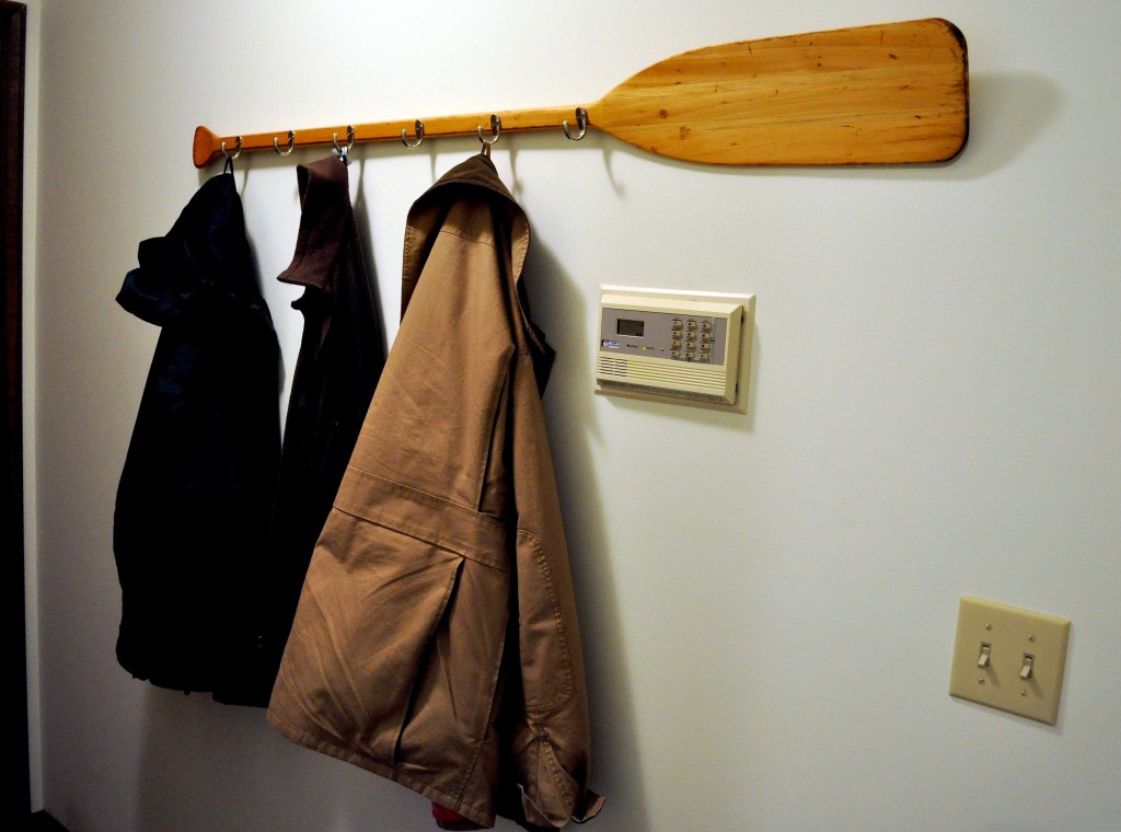The Canoe Paddle Coat Rack Random Thoughts and Photos